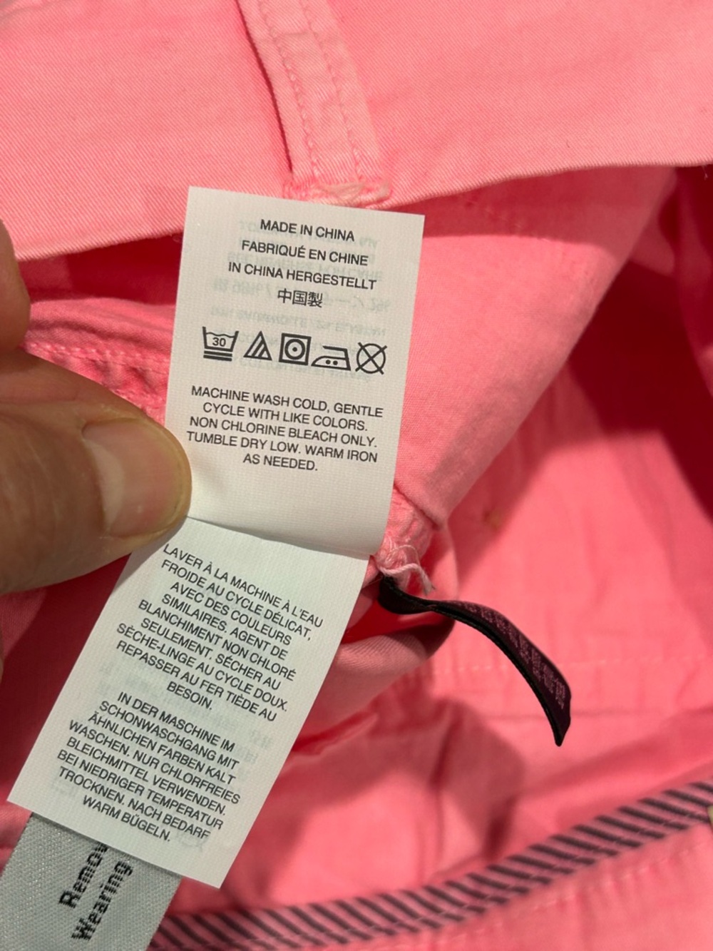 J. Crew Chino Shorts 4 inch in Bubble Gum Pink Women's Size 12 - Picture 10 of 12